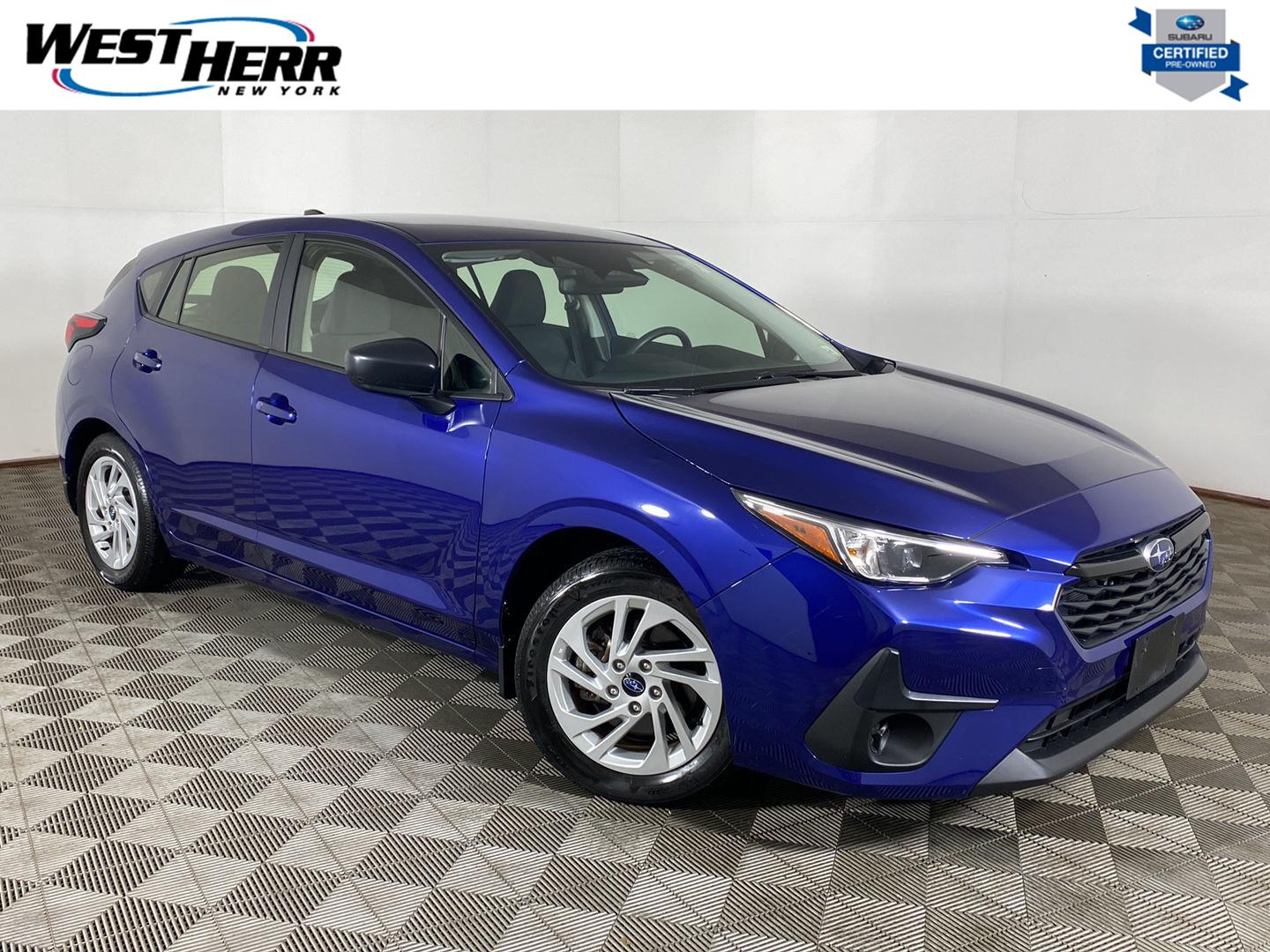 Sapphire Blue Pearl 2025 Subaru Impreza Wagon All-Wheel Drive Continuously Variable Transmission