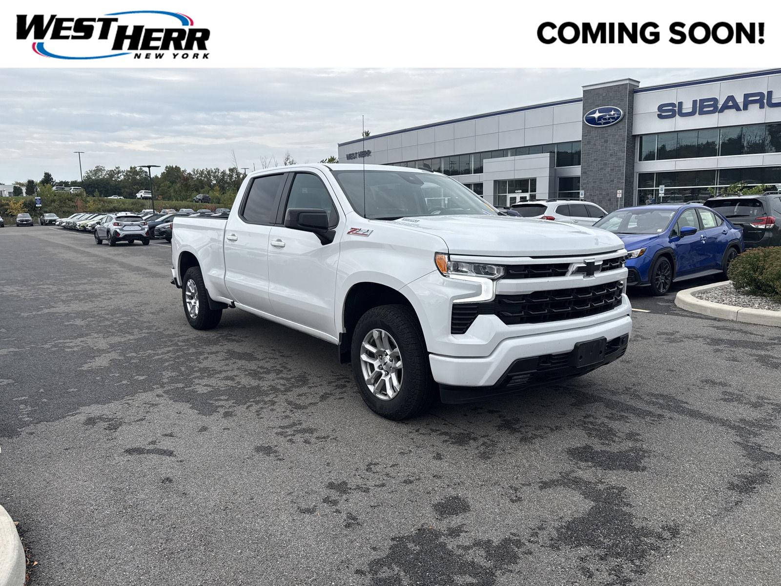 Summit White 2025 Chevrolet Silverado 1500 Pickup Truck Four-Wheel Drive Automatic