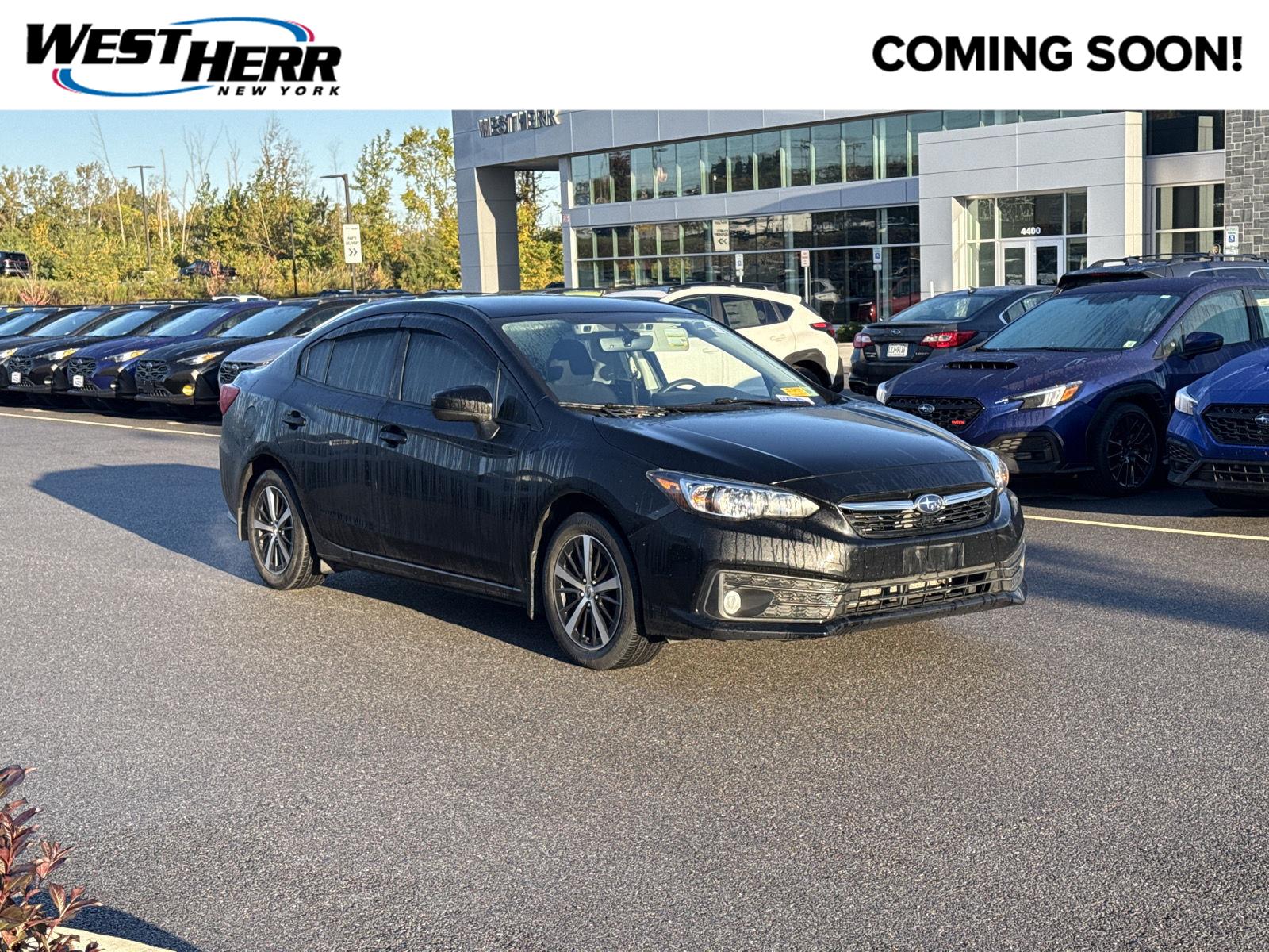 Crystal Black Silica 2022 Subaru Impreza Sedan All-Wheel Drive Continuously Variable Transmission