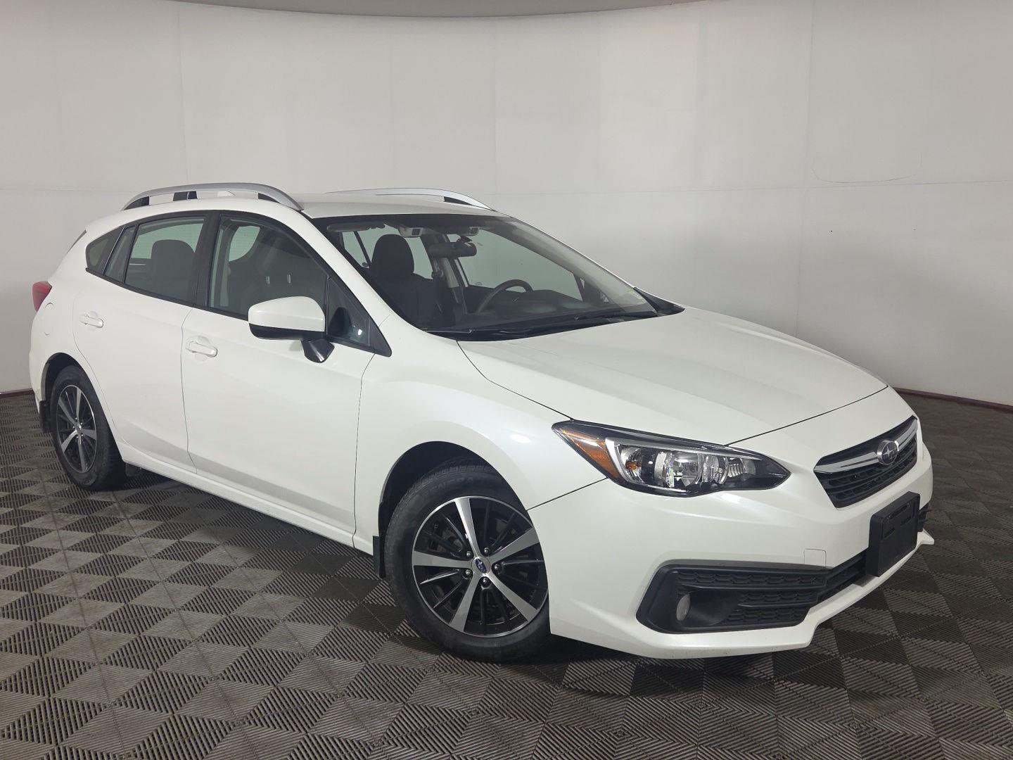 Crystal White Pearl 2022 Subaru Impreza Wagon All-Wheel Drive Continuously Variable Transmission