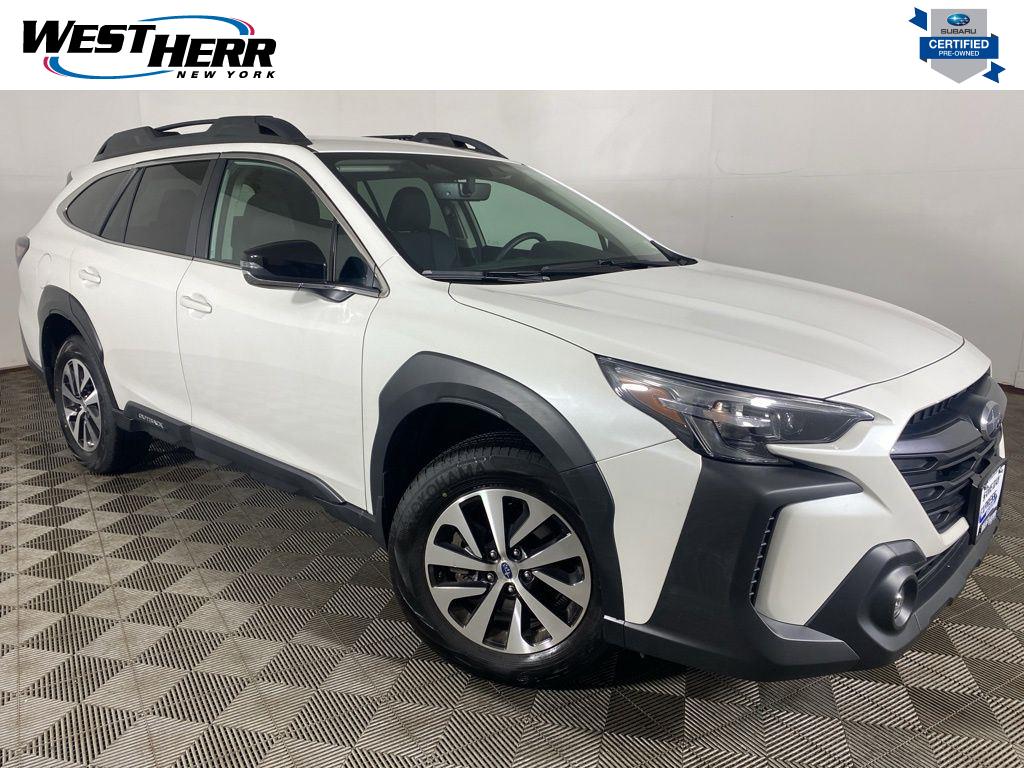 Crystal White Pearl 2025 Subaru Outback Premium AWD SUV / Crossover All-Wheel Drive Continuously Variable Transmission