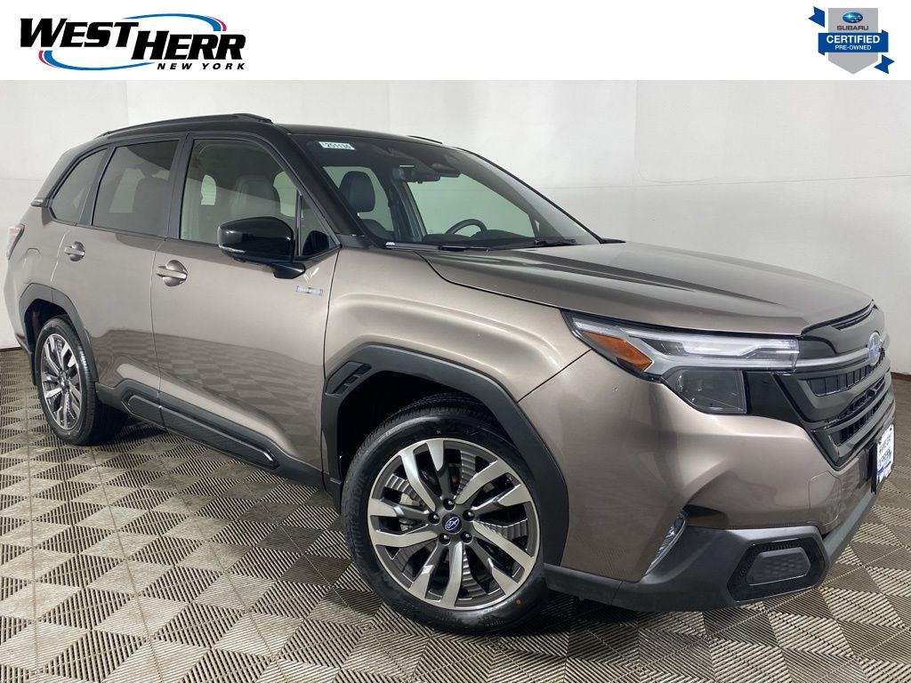 Crystal Black Silica 2025 Subaru Forester Hybrid SUV / Crossover All-Wheel Drive Continuously Variable Transmission
