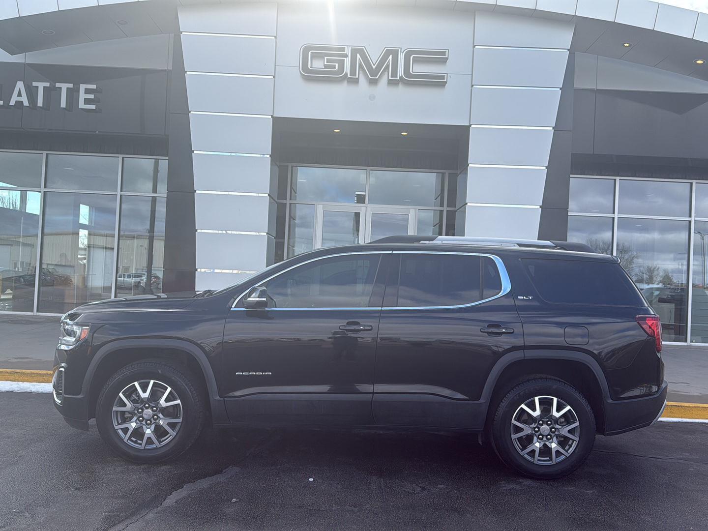 Black (Ebony Twilight Metallic) 2023 GMC Acadia SLT AWD SUV / Crossover Four-Wheel Drive 9-Speed Automatic