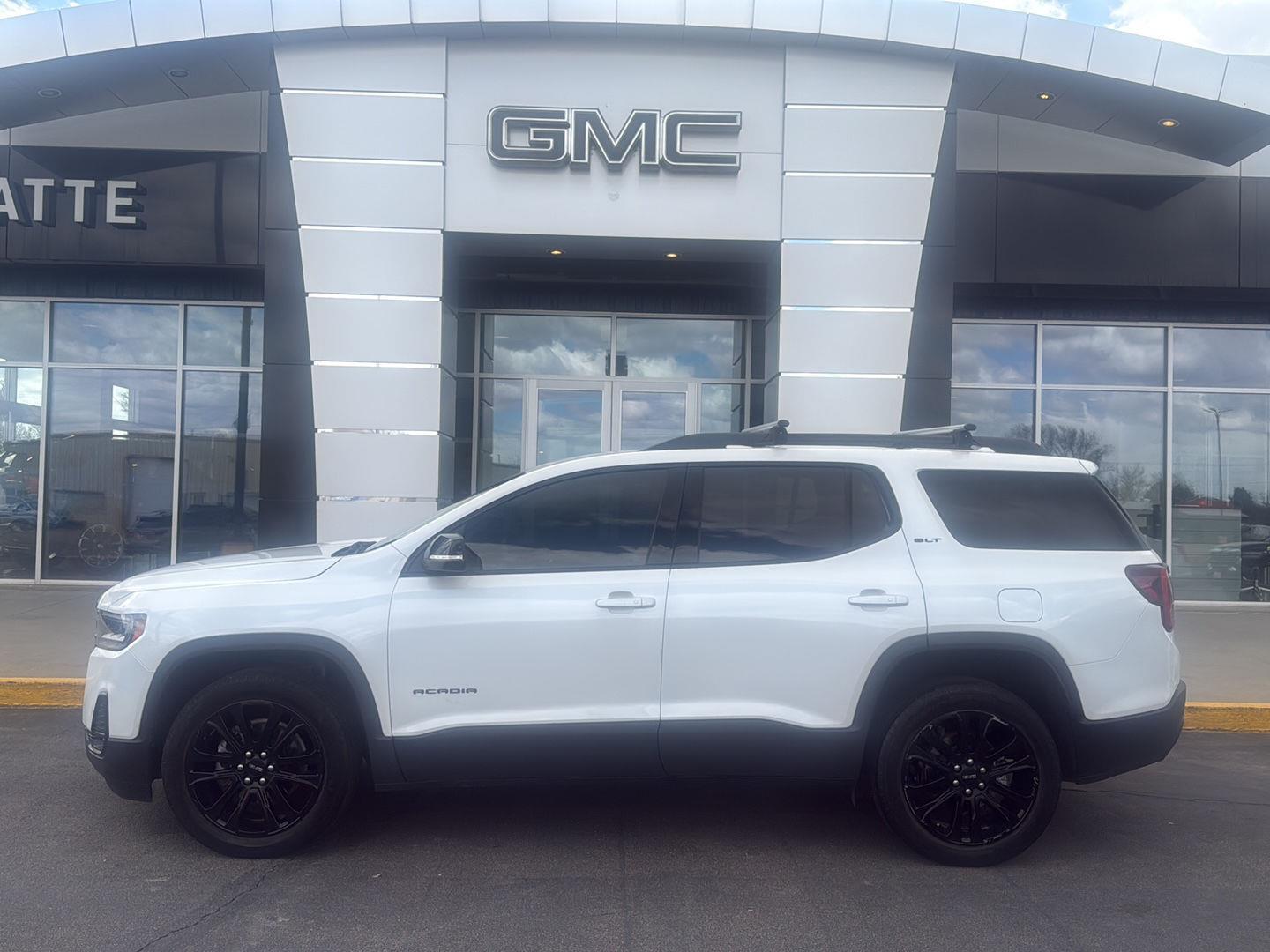 White Frost Tricoat 2023 GMC Acadia SLT AWD SUV / Crossover Four-Wheel Drive 9-Speed Automatic