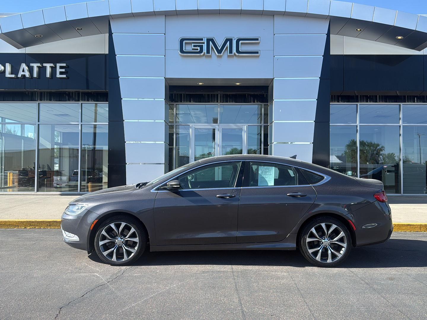 Gray (Granite Crystal Metallic Clearcoat) 2015 Chrysler 200 C Sedan AWD Sedan All-Wheel Drive 9-Speed Automatic