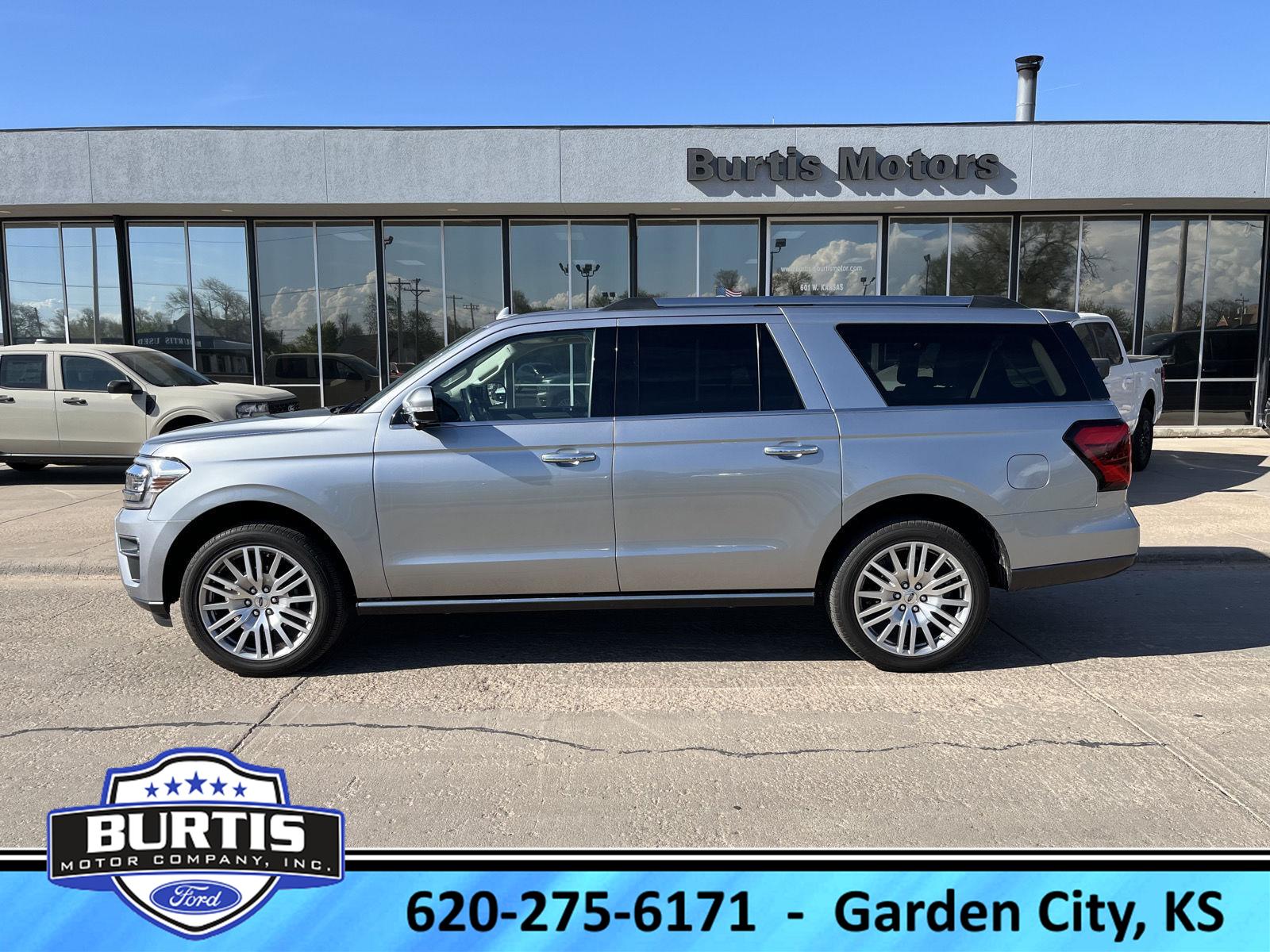 Iconic Silver Metallic 2024 Ford Expedition MAX Limited RWD SUV / Crossover 4X2 Automatic