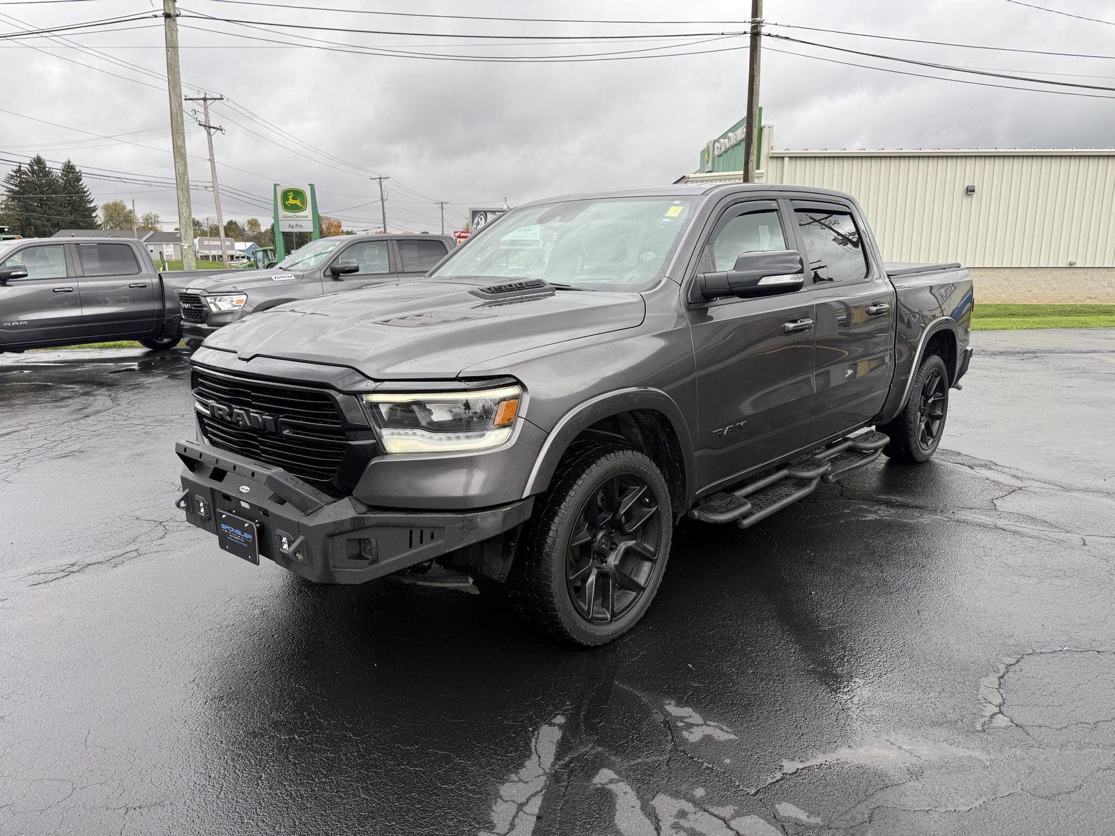 Gray (Granite Crystal Metallic Clearcoat) 2021 RAM 1500 Pickup Truck Four-Wheel Drive 8-Speed Automatic
