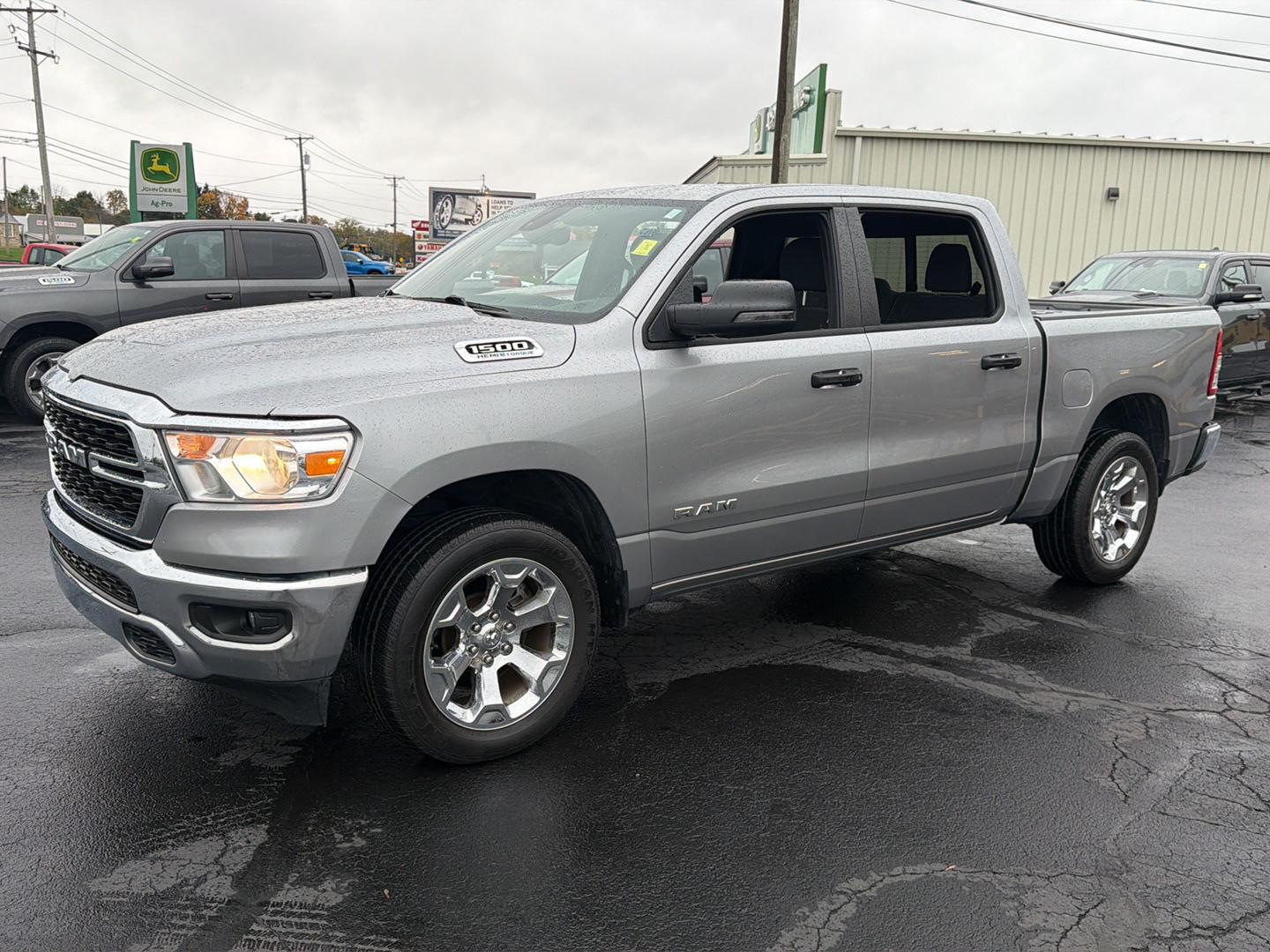 Billet Silver Metallic Clearcoat 2023 RAM 1500 Pickup Truck Four-Wheel Drive 8-Speed Automatic