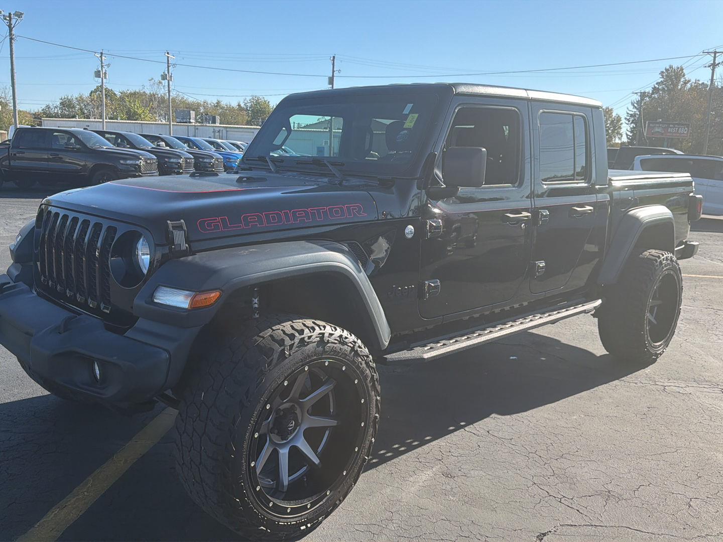 Black Clearcoat 2020 Jeep Gladiator Pickup Truck Four-Wheel Drive 8-Speed Automatic