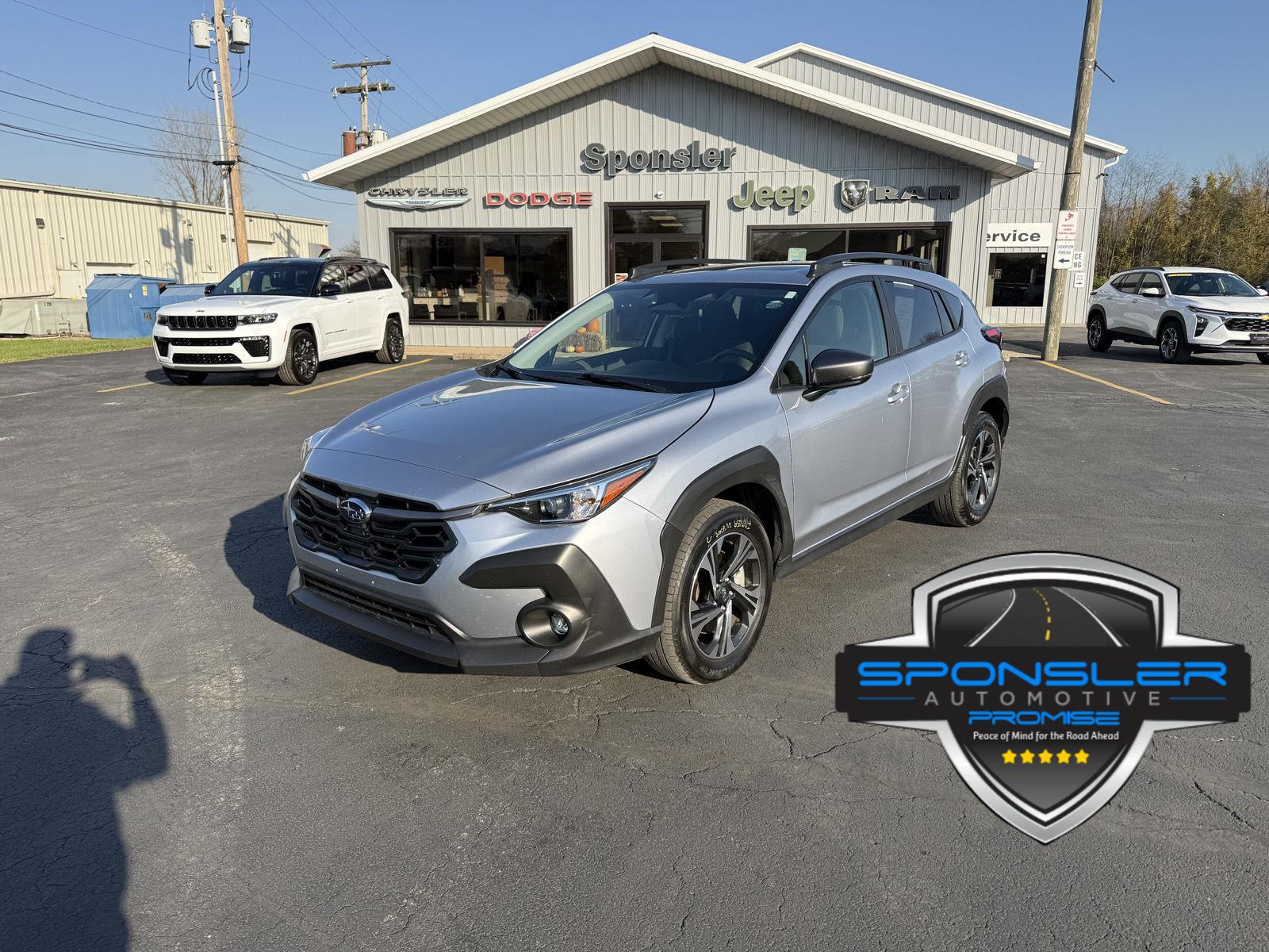 Ice Silver Metallic 2025 Subaru Crosstrek SUV / Crossover All-Wheel Drive Continuously Variable Transmission