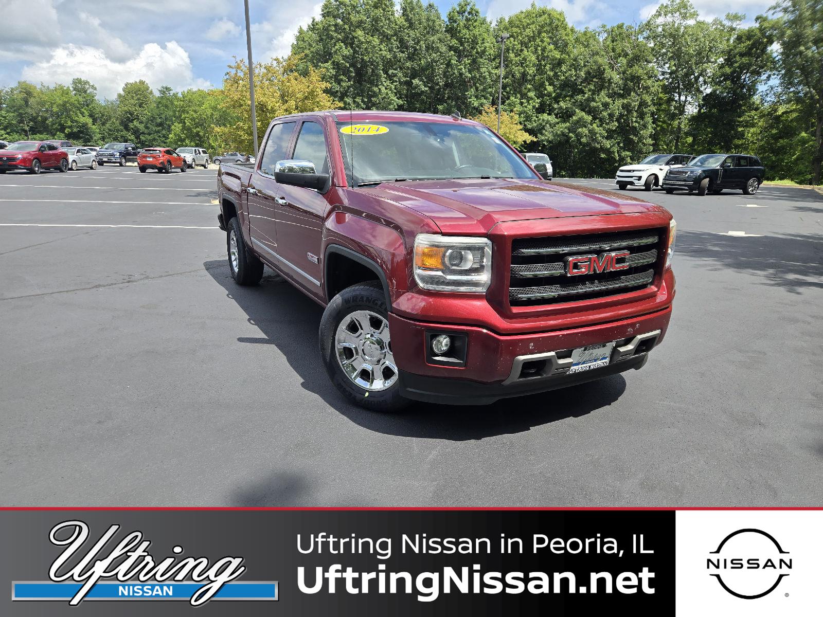Sonoma Red Metallic 2014 GMC Sierra 1500 Pickup Truck Four-Wheel Drive 6-Speed Automatic