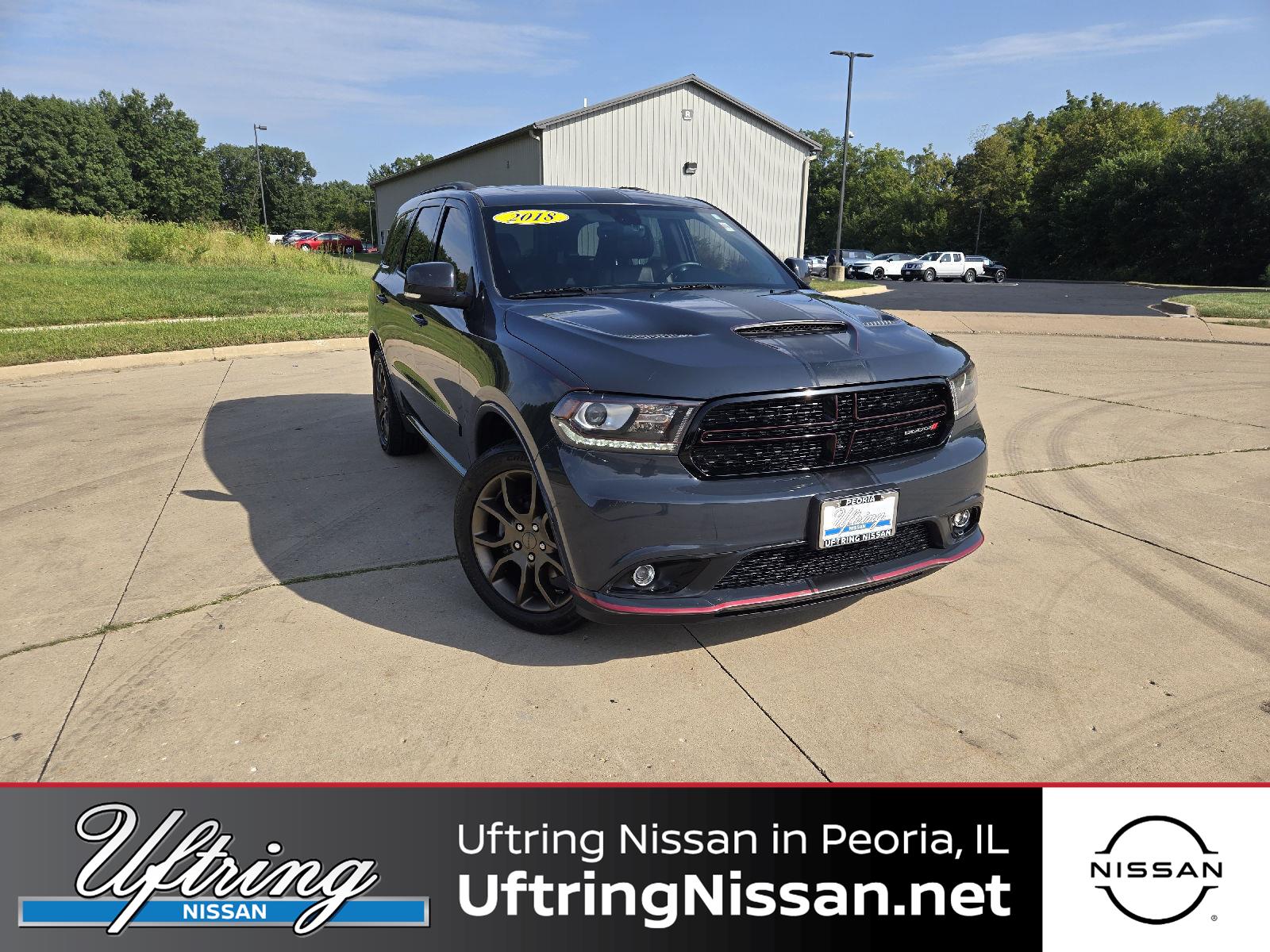 Bruiser Gray Clearcoat 2018 Dodge Durango SUV / Crossover Rear-Wheel Drive 8-Speed Automatic