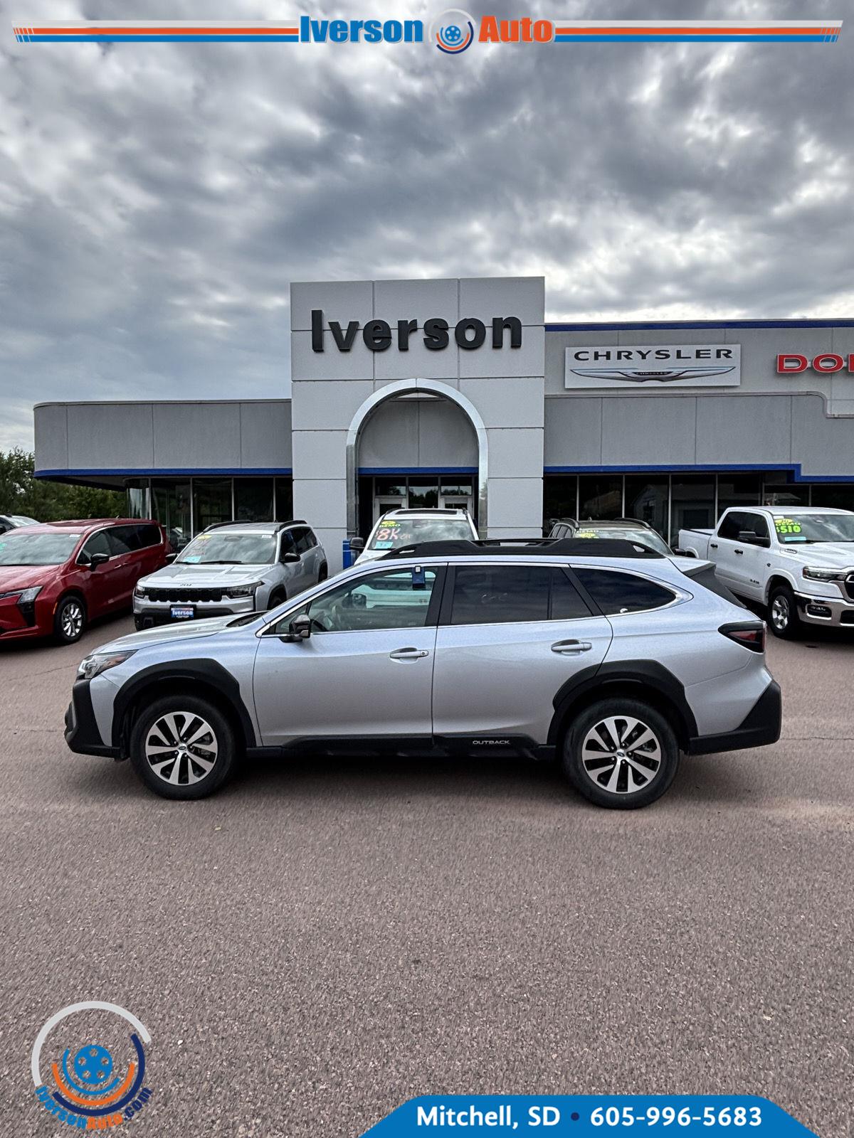 Ice Silver Metallic 2025 Subaru Outback SUV / Crossover All-Wheel Drive Continuously Variable Transmission