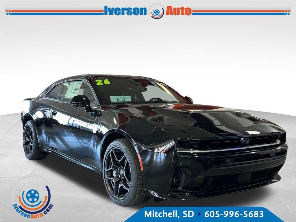 Diamond Black Crystal Pearlcoat 2026 Dodge Charger Daytona Coupe All-Wheel Drive 8-Speed Automatic