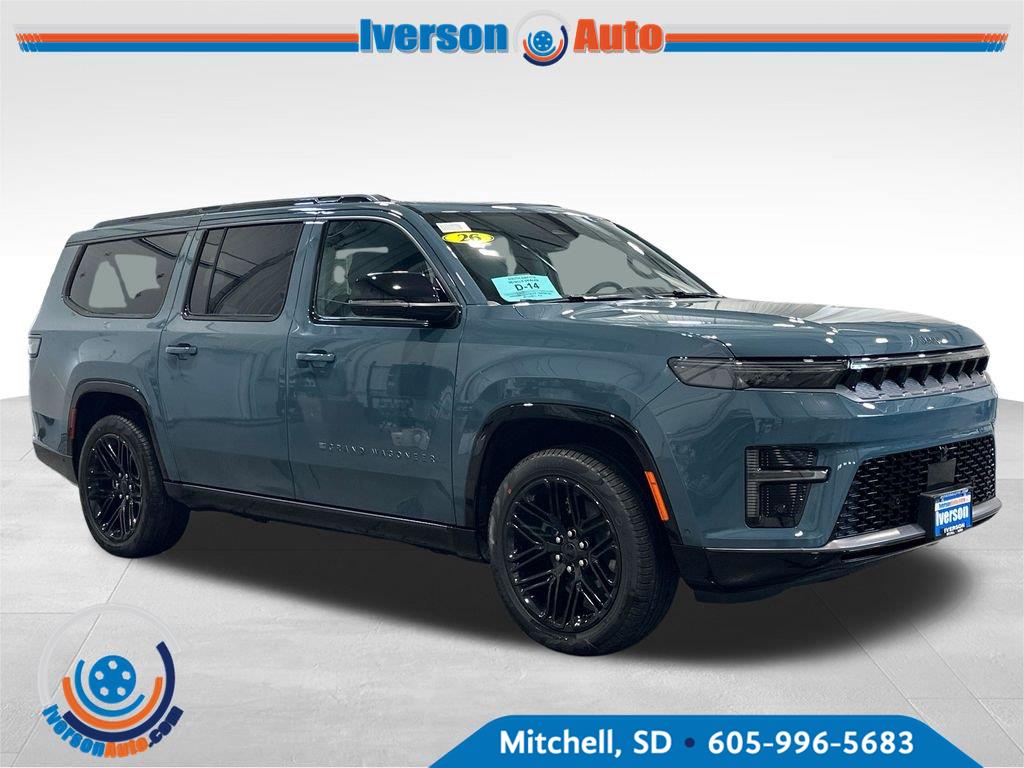 Gray (Steel Blue) 2026 Jeep Grand Wagoneer L SUV / Crossover Four-Wheel Drive 8-Speed Automatic