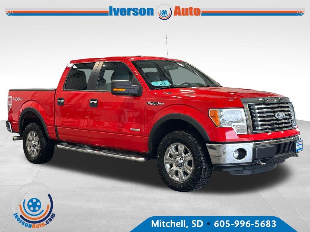Race Red 2012 Ford F-150 Pickup Truck Four-Wheel Drive 6-Speed Automatic
