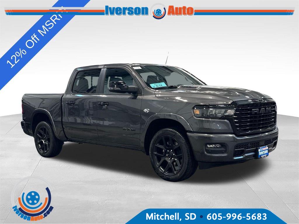 Gray (Granite Crystal Metallic Clearcoat) 2026 RAM 1500 Pickup Truck Four-Wheel Drive 8-Speed Automatic