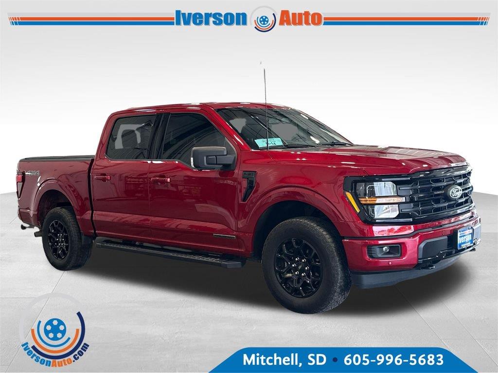 Rapid Red Metallic Tinted Clearcoat 2025 Ford F-150 Pickup Truck Four-Wheel Drive Automatic