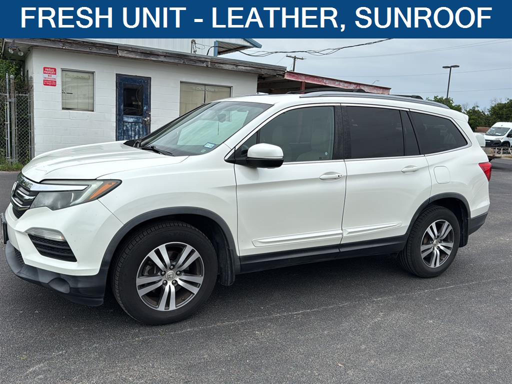 White Diamond Pearl 2017 Honda Pilot EX-L AWD SUV / Crossover All-Wheel Drive 6-Speed Automatic