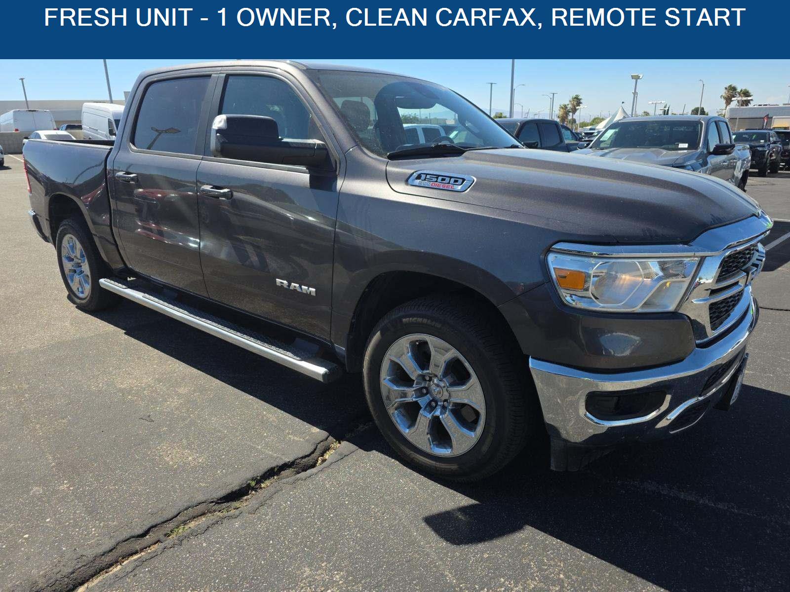 Gray (Granite Crystal Metallic Clearcoat) 2021 RAM 1500 Pickup Truck 4X2 8-Speed Automatic