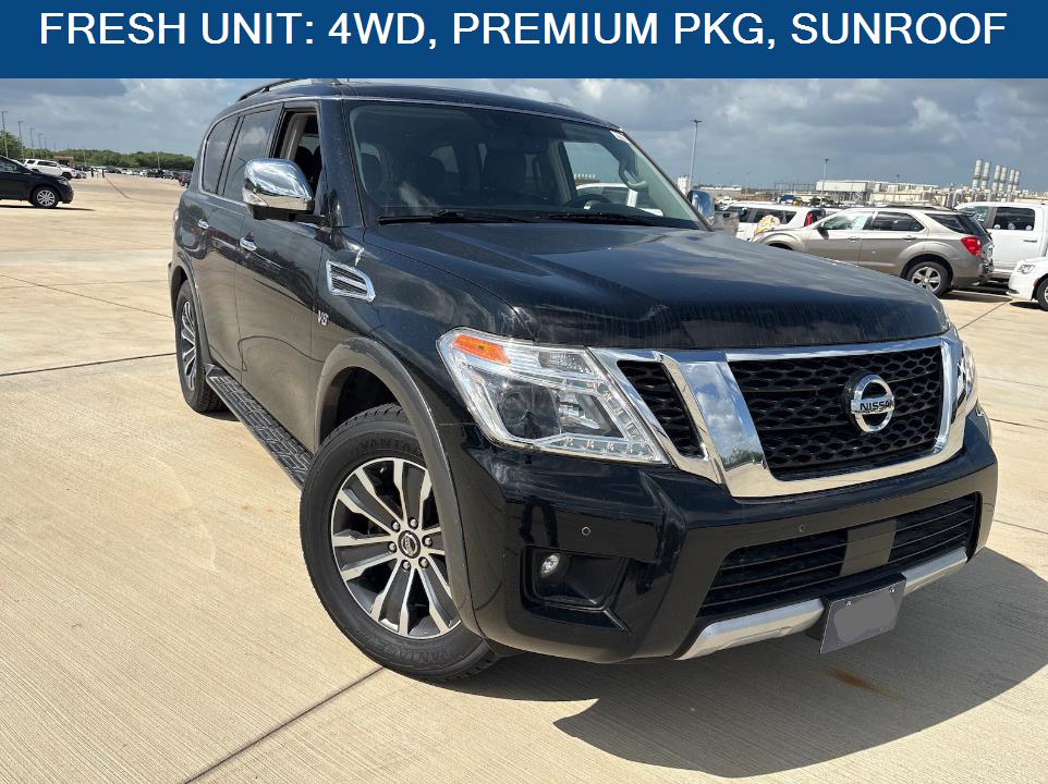 Super Black 2018 Nissan Armada SUV / Crossover Four-Wheel Drive 7-Speed Automatic