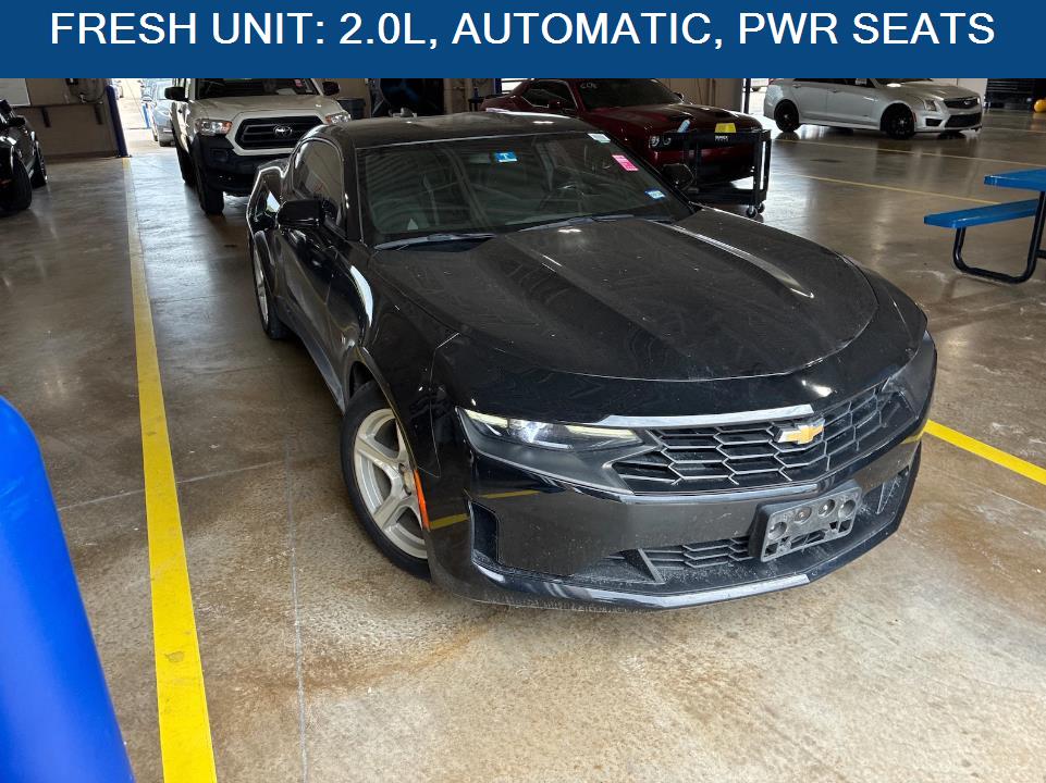 Black 2020 Chevrolet Camaro Coupe Rear-Wheel Drive 8-Speed Automatic