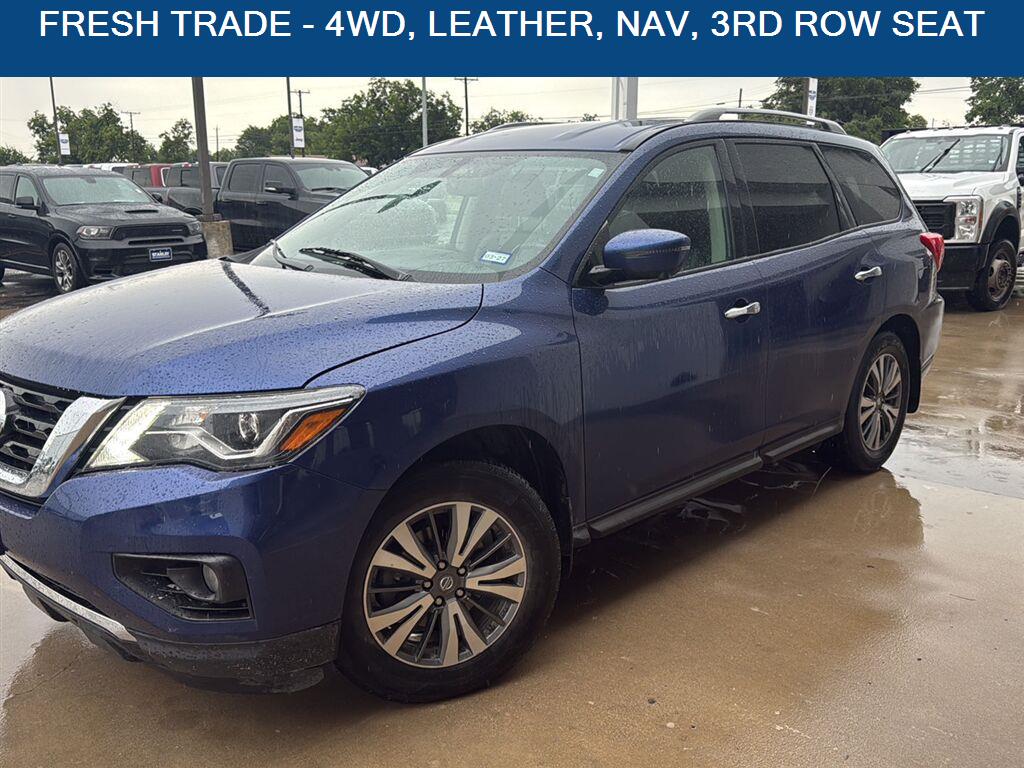 Caspian Blue Metallic 2020 Nissan Pathfinder SUV / Crossover Four-Wheel Drive Continuously Variable Transmission