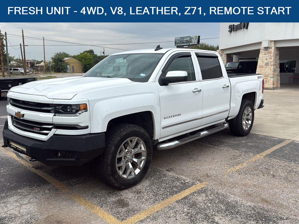 Summit White 2017 Chevrolet Silverado 1500 Pickup Truck Four-Wheel Drive 8-Speed Automatic