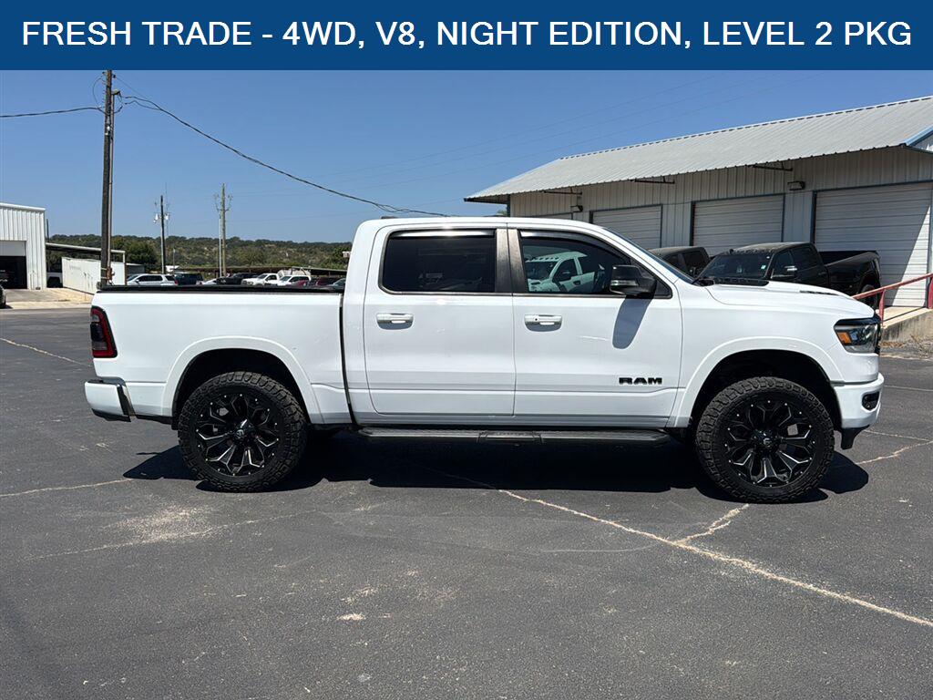 Bright White Clearcoat 2021 RAM 1500 Pickup Truck Four-Wheel Drive 8-Speed Automatic