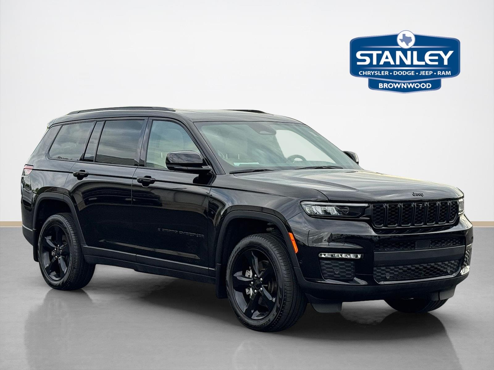 Diamond Black Crystal Pearlcoat 2025 Jeep Grand Cherokee L Limited 4WD SUV / Crossover Four-Wheel Drive 8-Speed Automatic