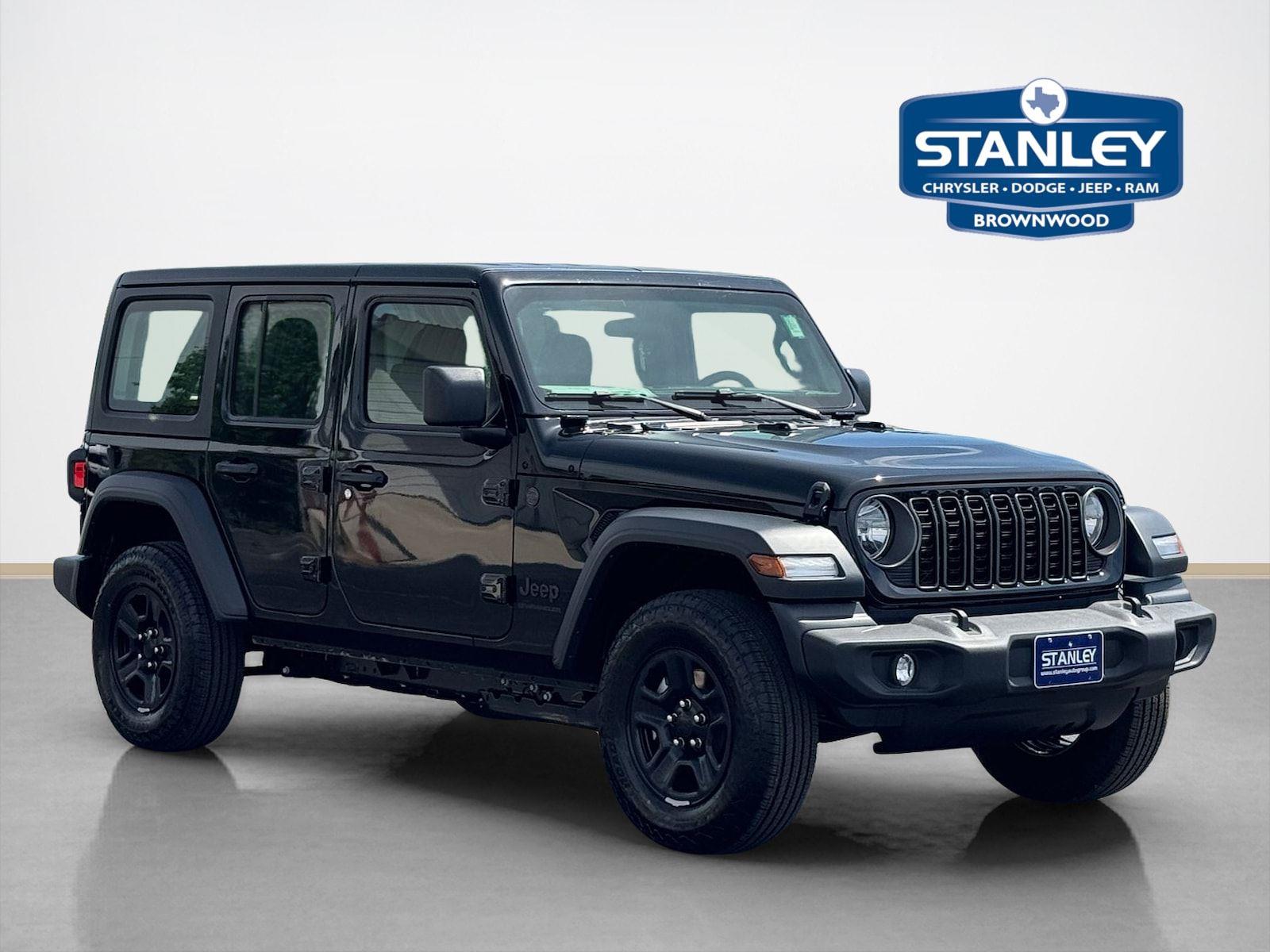 Black Clearcoat 2026 Jeep Wrangler SUV / Crossover Four-Wheel Drive 8-Speed Automatic