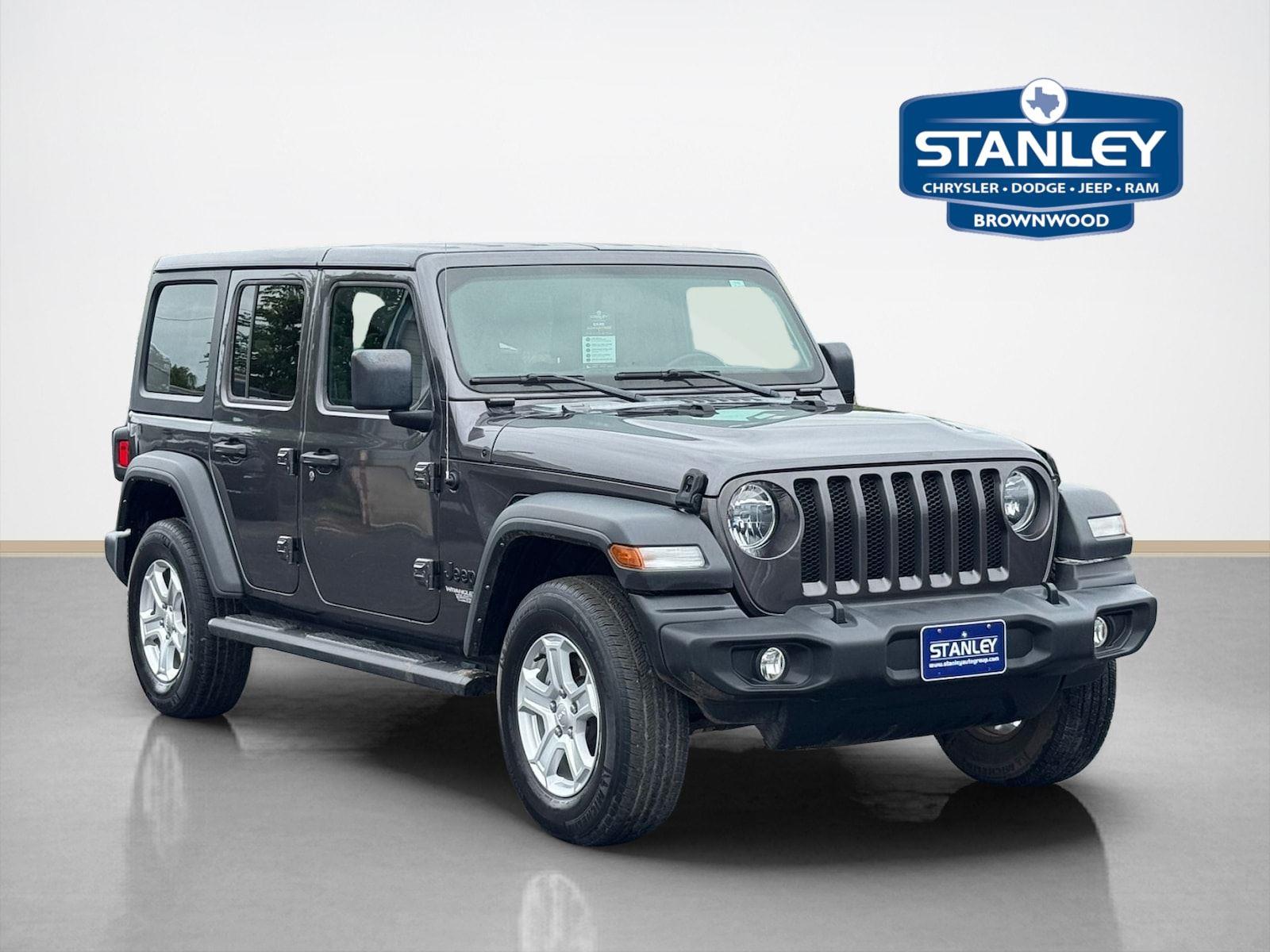 Gray (Granite Crystal Metallic Clearcoat) 2021 Jeep Wrangler SUV / Crossover Four-Wheel Drive 8-Speed Automatic