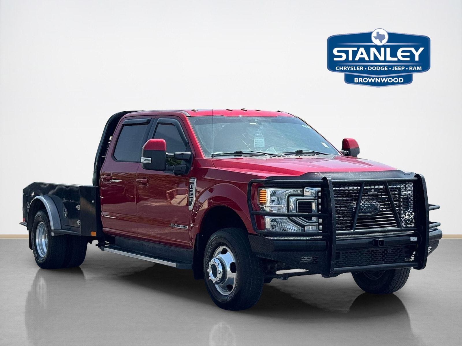 Rapid Red Metallic Tinted Clearcoat 2021 Ford F-350 Super Duty Pickup Truck Four-Wheel Drive Automatic