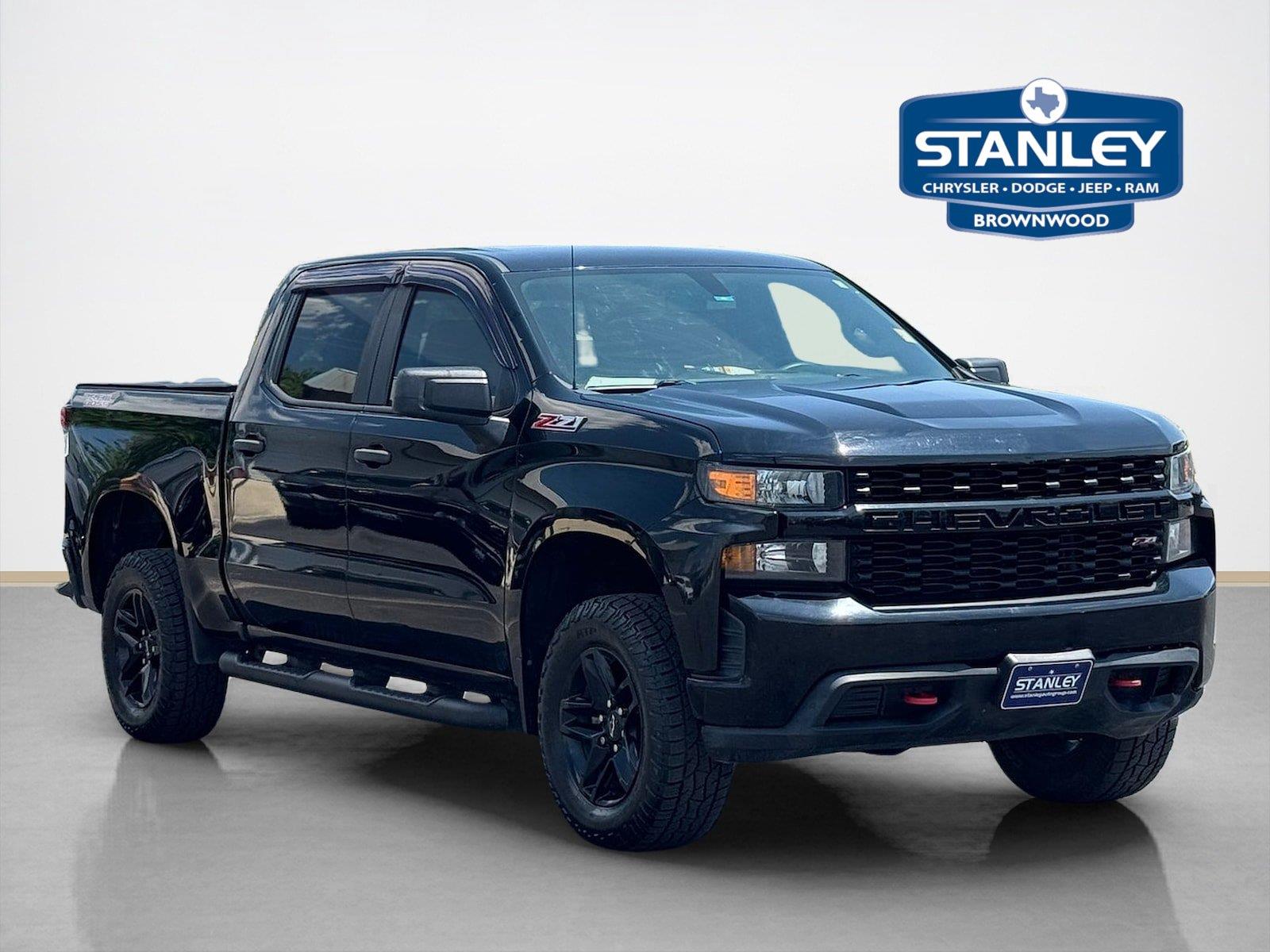 Black 2020 Chevrolet Silverado 1500 Pickup Truck Four-Wheel Drive 6-Speed Automatic Overdrive