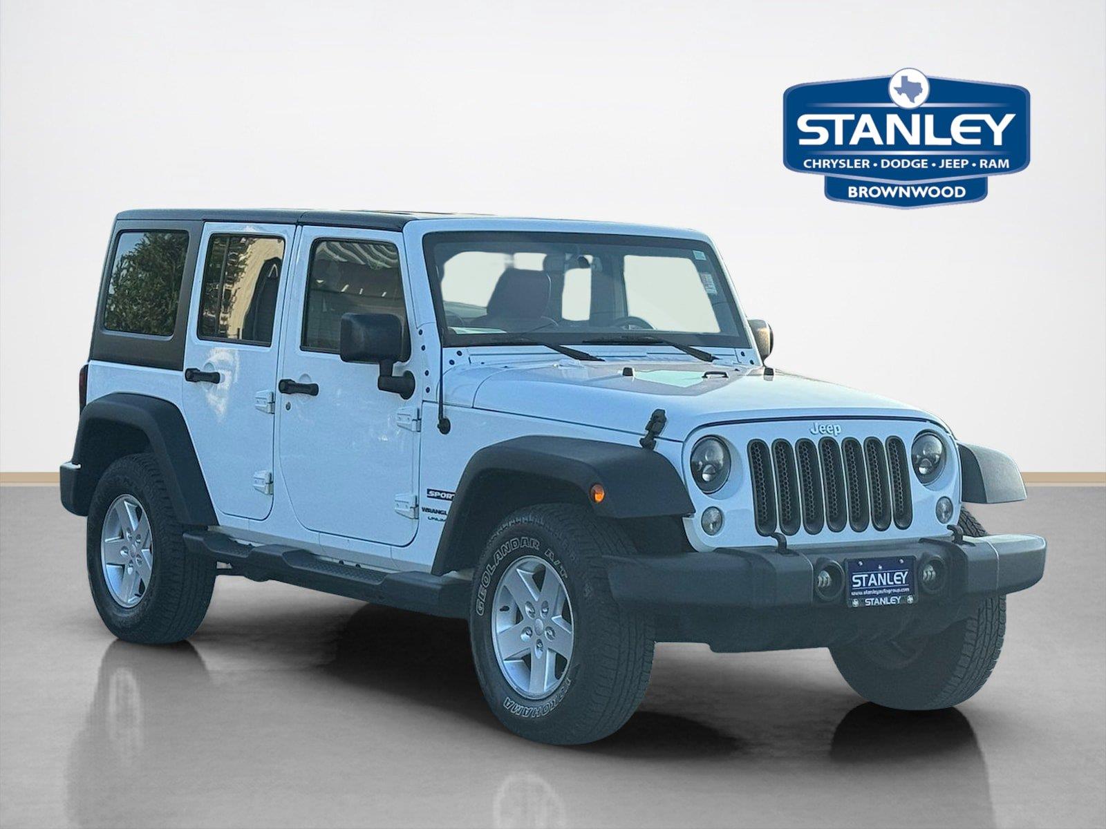 Bright White Clearcoat 2018 Jeep Wrangler SUV / Crossover Four-Wheel Drive 5-Speed Automatic