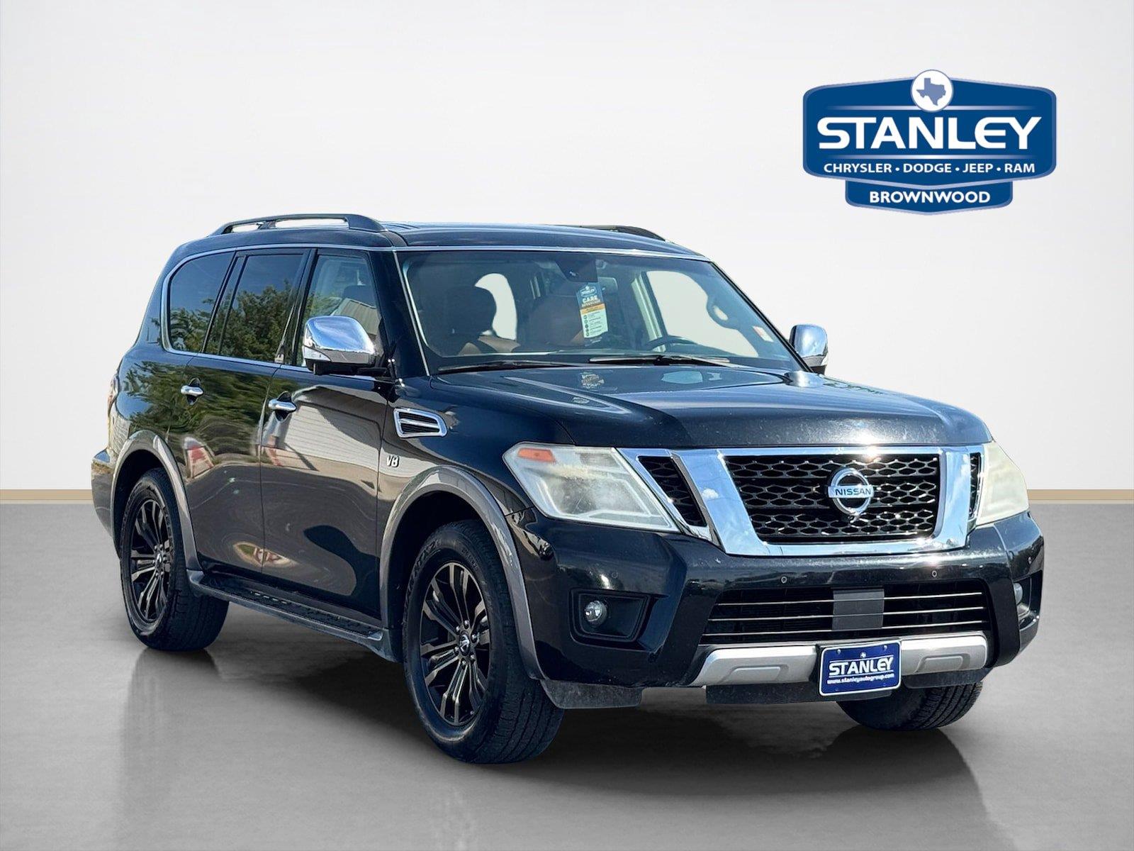 Super Black 2017 Nissan Armada SUV / Crossover 4X2 Automatic