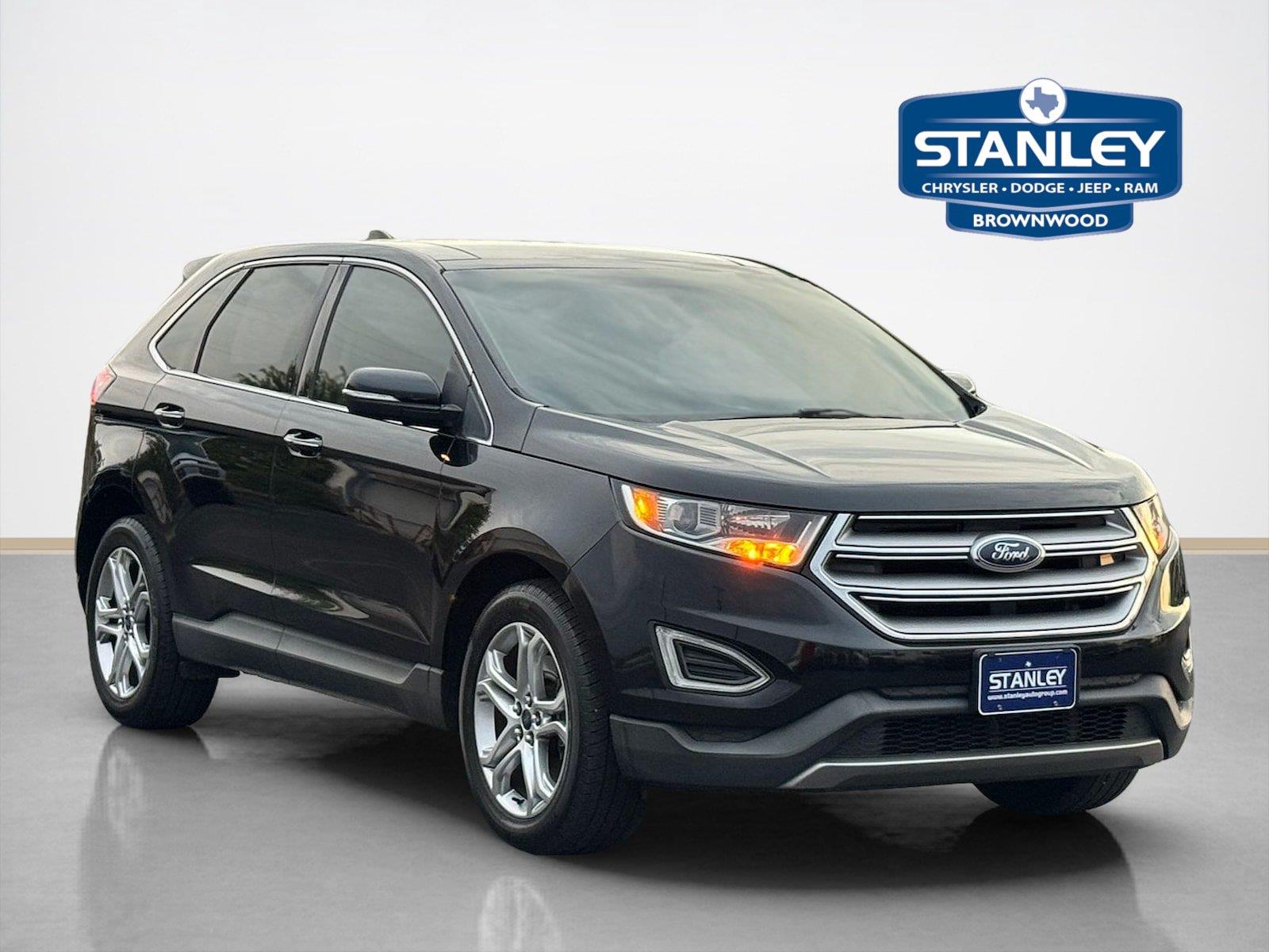 Shadow Black 2018 Ford Edge SUV / Crossover Front-Wheel Drive 6-Speed Automatic