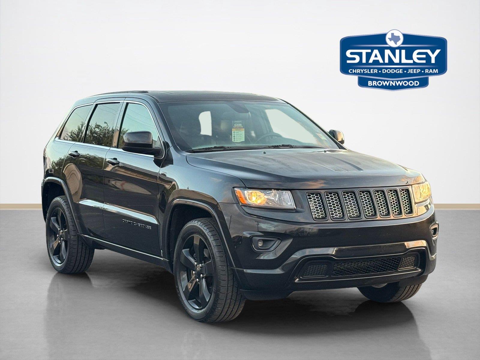 Brilliant Black Crystal Pearlcoat 2015 Jeep Grand Cherokee SUV / Crossover Four-Wheel Drive 8-Speed Automatic