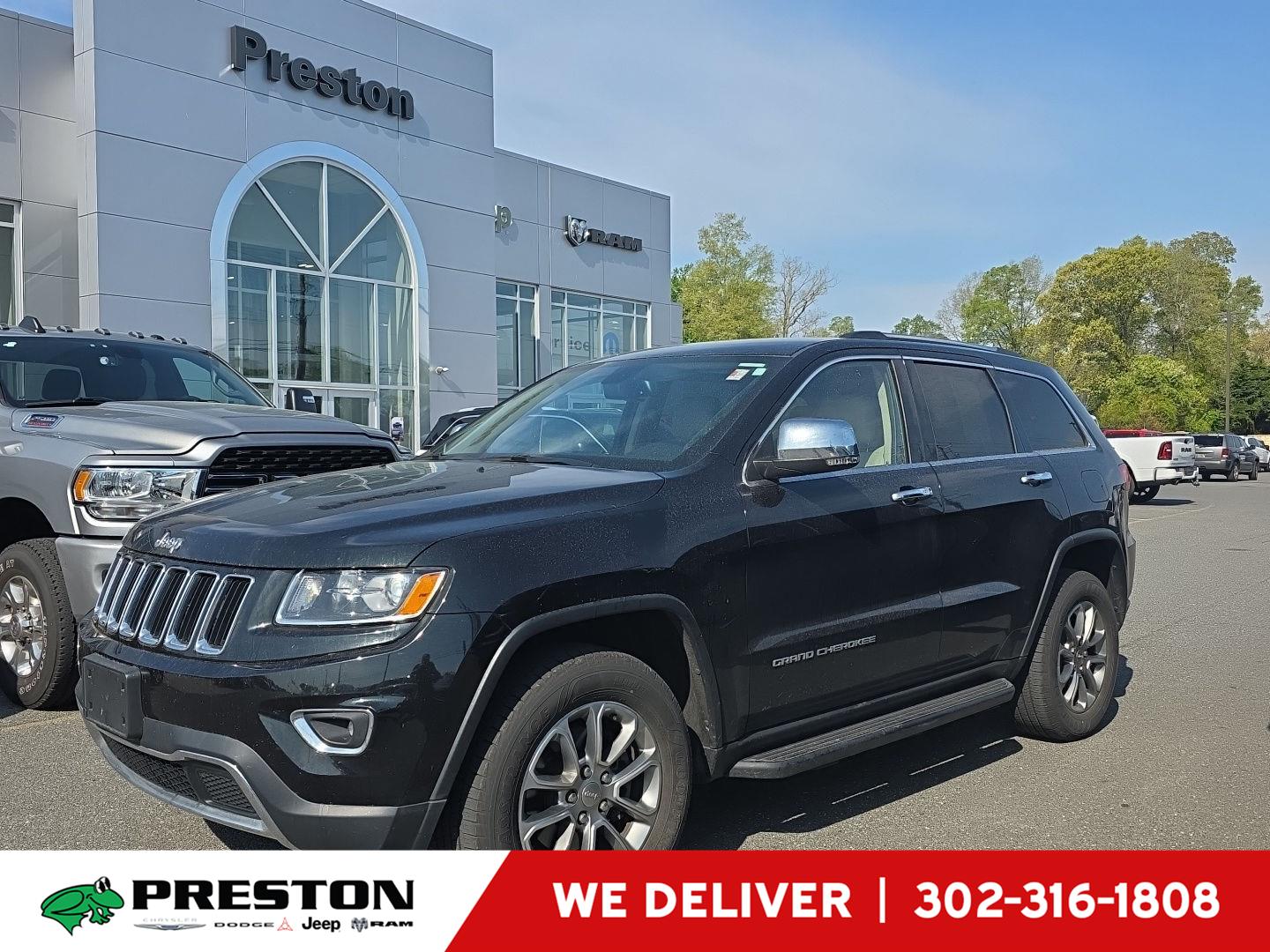 Black Forest Green Pearlcoat 2015 Jeep Grand Cherokee Limited 4WD SUV / Crossover Four-Wheel Drive 8-Speed Automatic