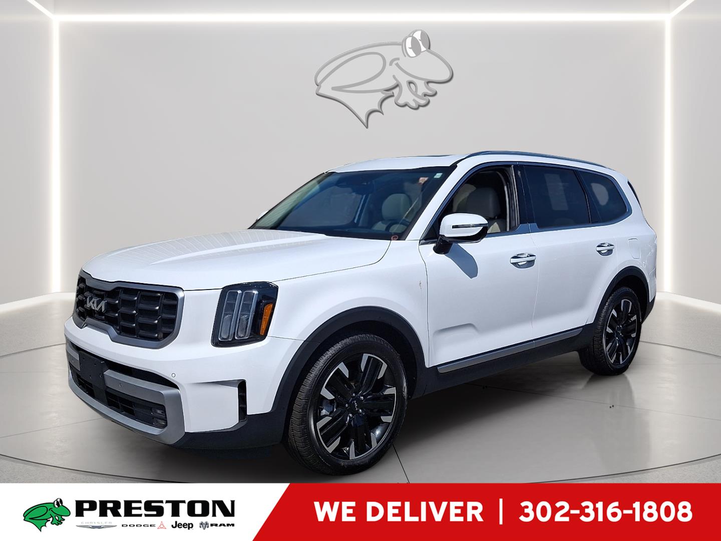Glacial White Pearl 2024 Kia Telluride SX-Prestige AWD SUV / Crossover All-Wheel Drive Automatic