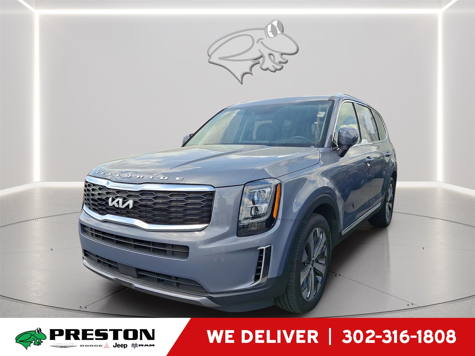 Everlasting Silver 2022 Kia Telluride EX AWD SUV / Crossover All-Wheel Drive 8-Speed Automatic