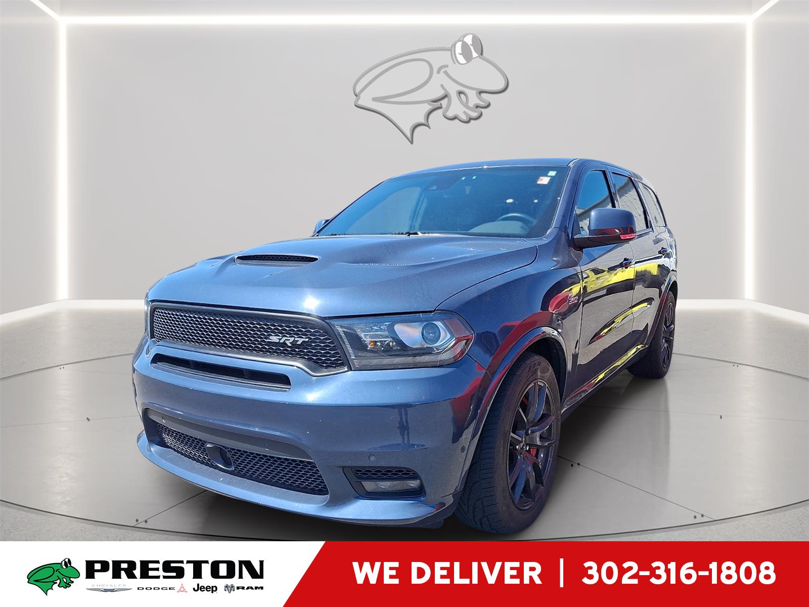 Reactor Blue Pearlcoat 2020 Dodge Durango SRT AWD SUV / Crossover All-Wheel Drive 8-Speed Automatic