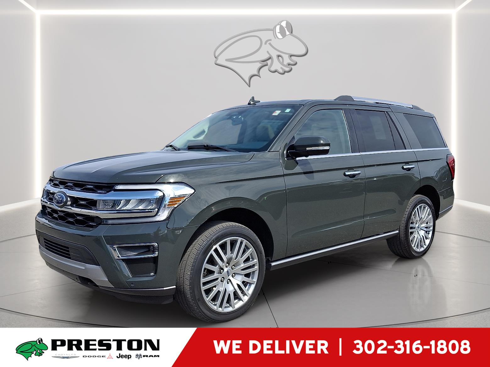Forged Green 2022 Ford Expedition Limited 4WD SUV / Crossover Four-Wheel Drive Automatic
