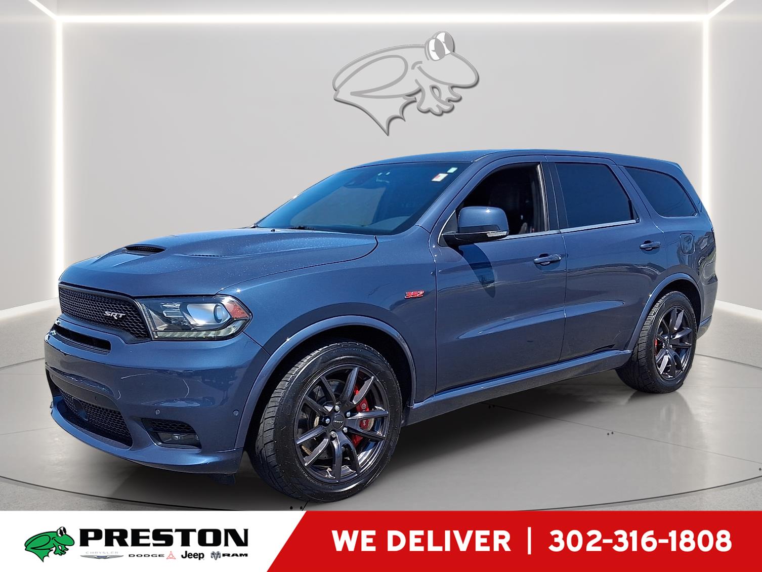 Reactor Blue Pearlcoat 2020 Dodge Durango SRT AWD SUV / Crossover All-Wheel Drive 8-Speed Automatic