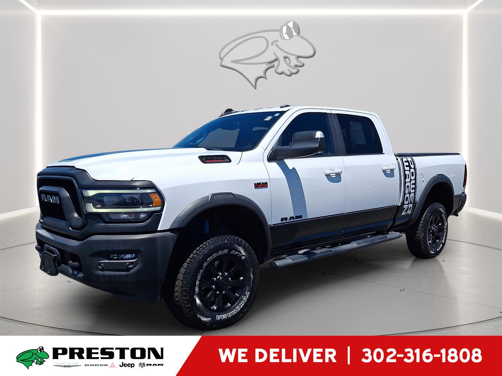 Bright White Clearcoat 2021 RAM 2500 Pickup Truck Four-Wheel Drive 8-Speed Automatic