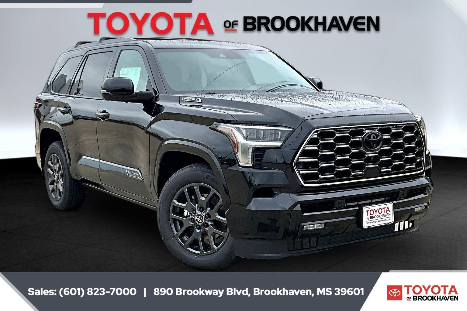 Midnight Black Metallic 2026 Toyota Sequoia Platinum 4WD SUV / Crossover Four-Wheel Drive Automatic