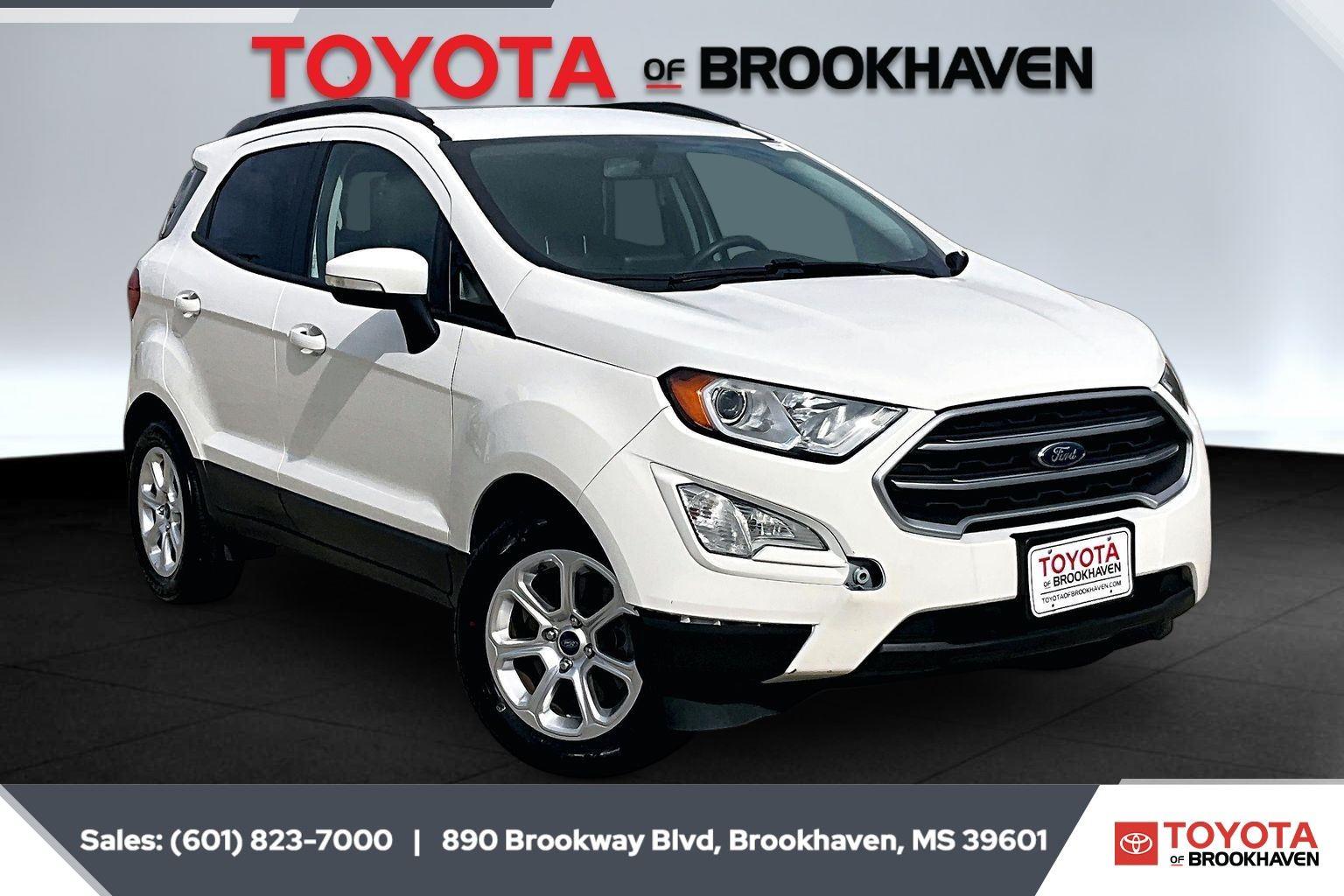 Diamond White 2018 Ford EcoSport SE SUV / Crossover Front-Wheel Drive 6-Speed Automatic