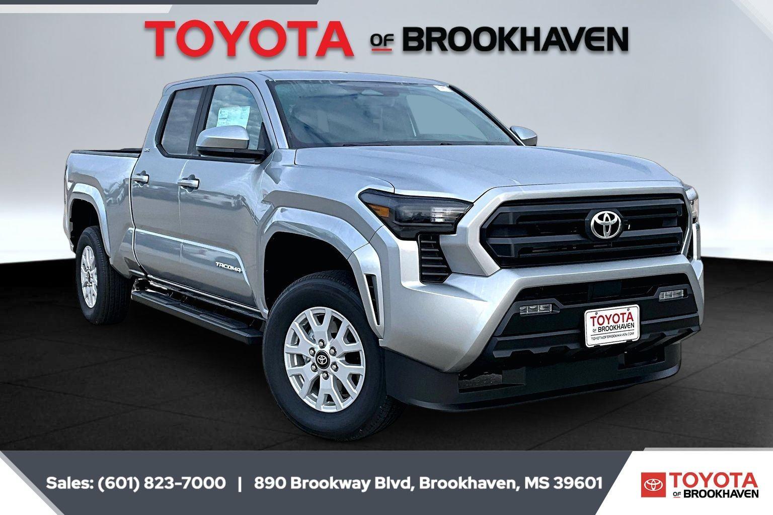 Celestial Silver Metallic 2026 Toyota Tacoma SR5 Double Cab 4WD Pickup Truck Four-Wheel Drive 8-Speed Automatic