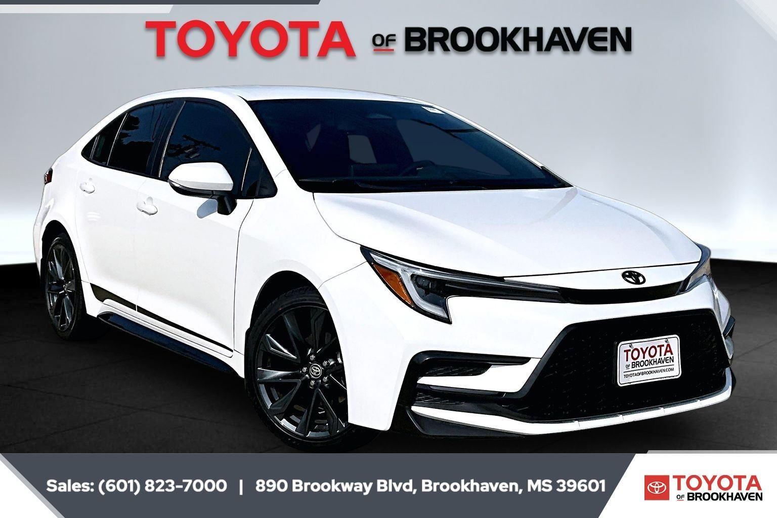 Ice Cap 2024 Toyota Corolla SE FWD Sedan Front-Wheel Drive Continuously Variable Transmission