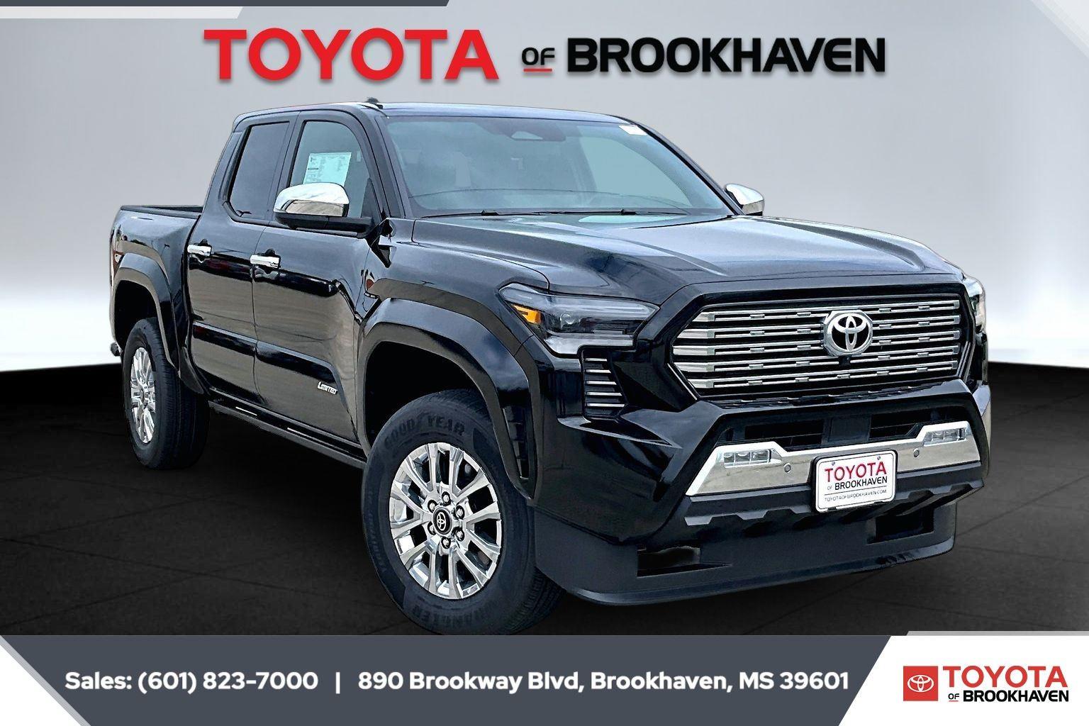 Black 2026 Toyota Tacoma Pickup Truck Four-Wheel Drive 8-Speed Automatic